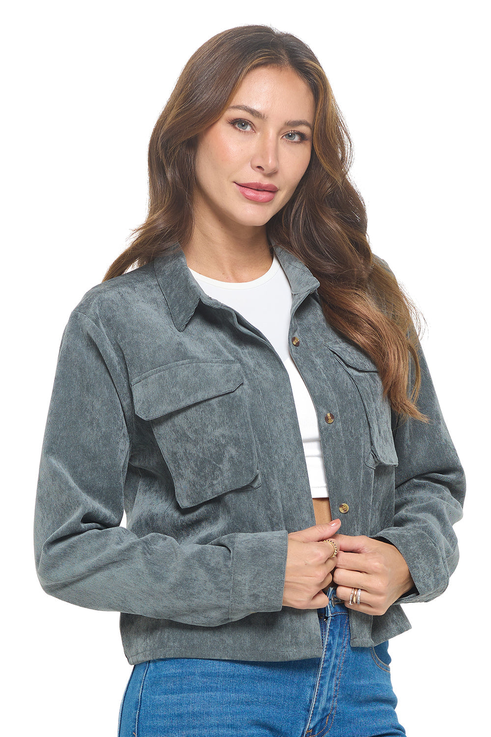 Everyday Corduroy Shacket Cavalini, Inc.