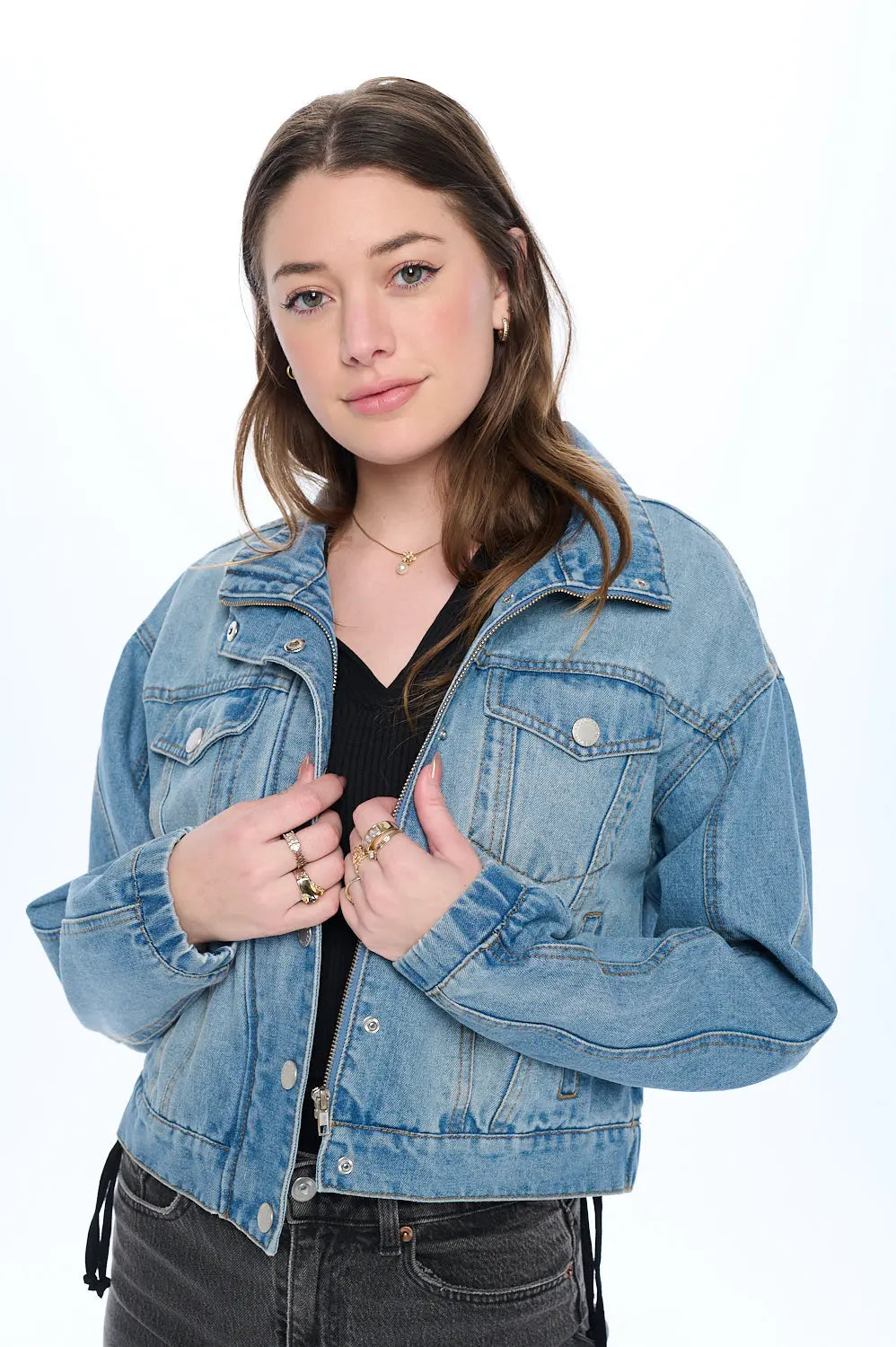 Lightweight Denim Jacket Cavalini, Inc.