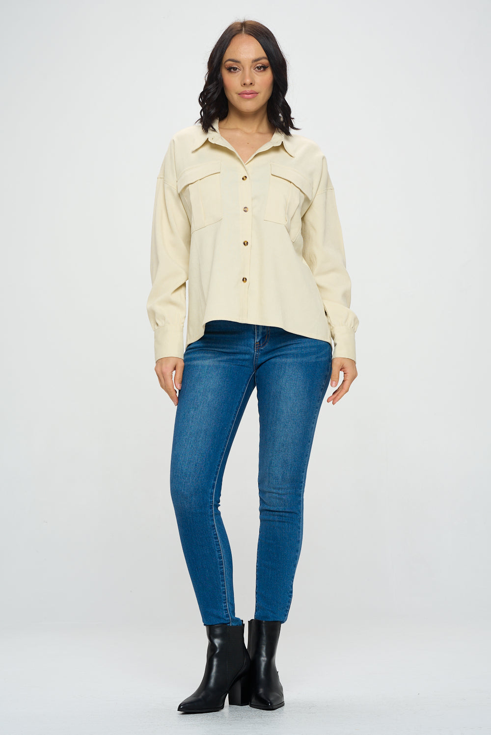Corduroy Comfort Shacket Cavalini, Inc.