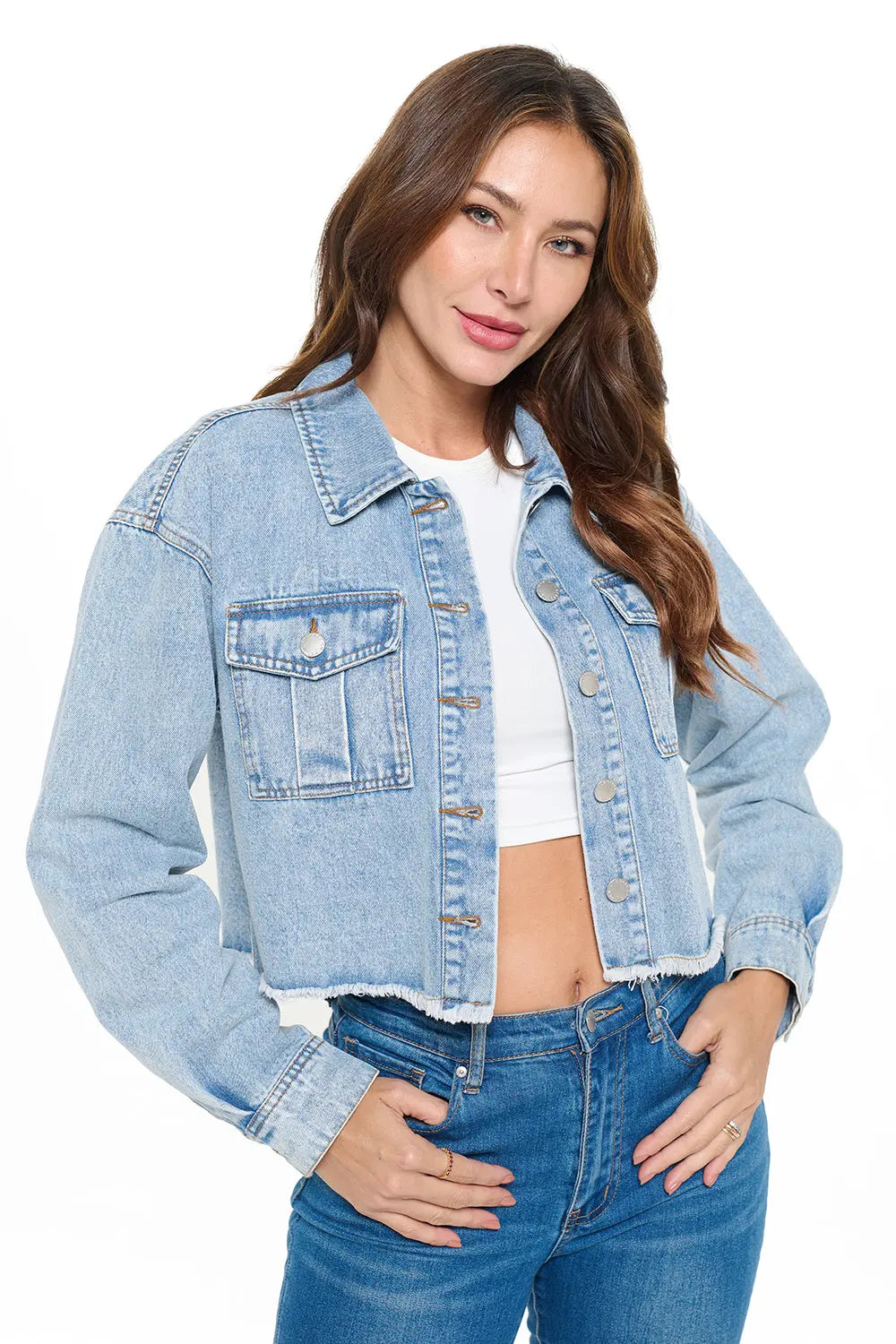 Ci Sono Refined Classic Denim Jacket - Main Image