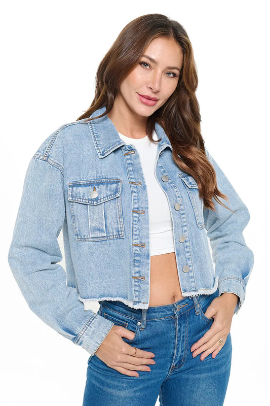 Refined Classic Denim Jacket Cavalini, Inc.