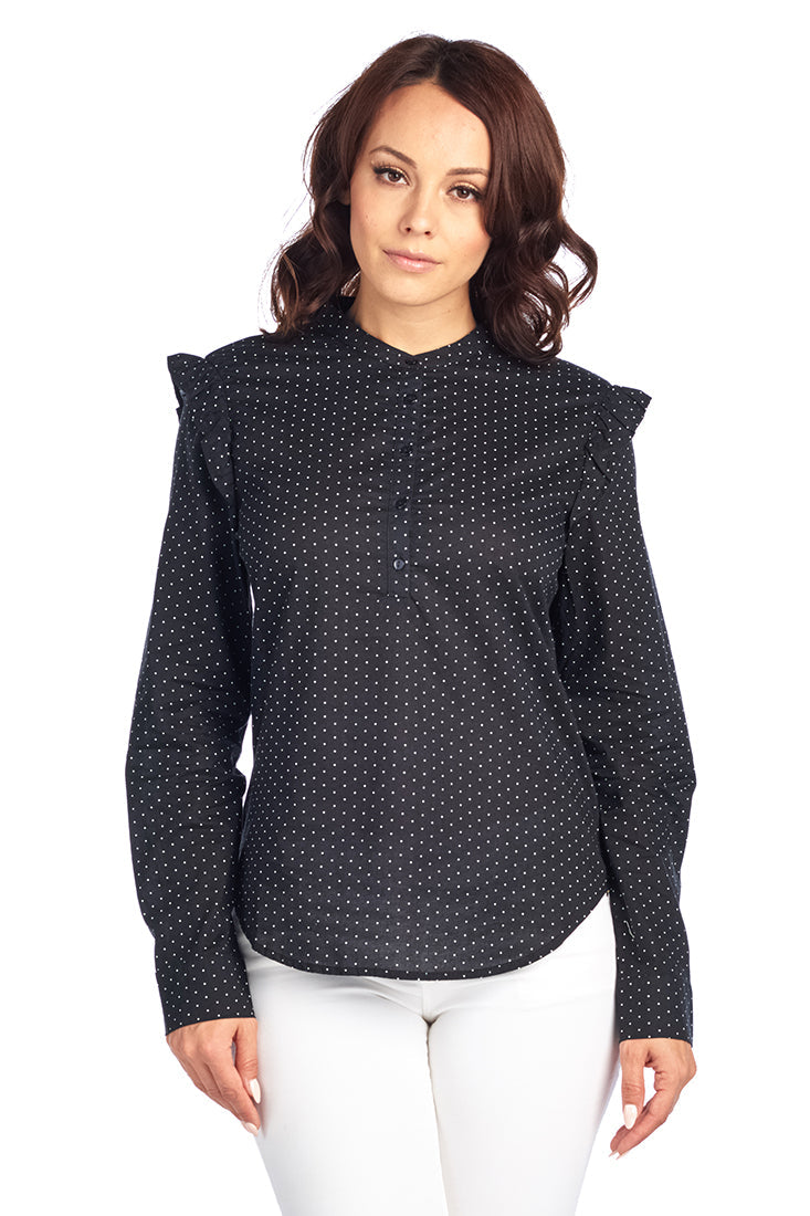 Off-the-Shoulder Woven Top Cavalini, Inc.