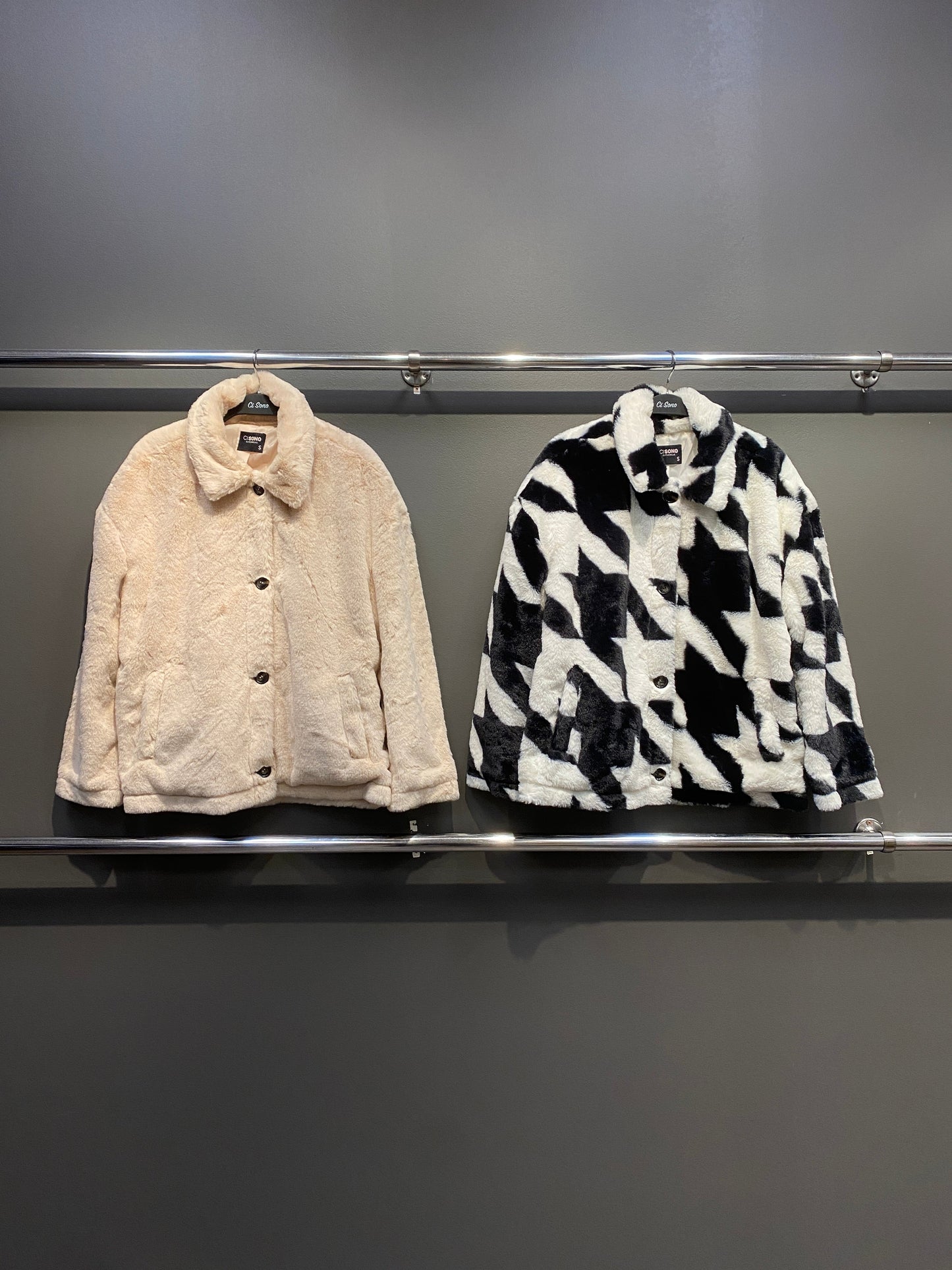 Printed Drop Shoulder Jacket Cavalini, Inc.