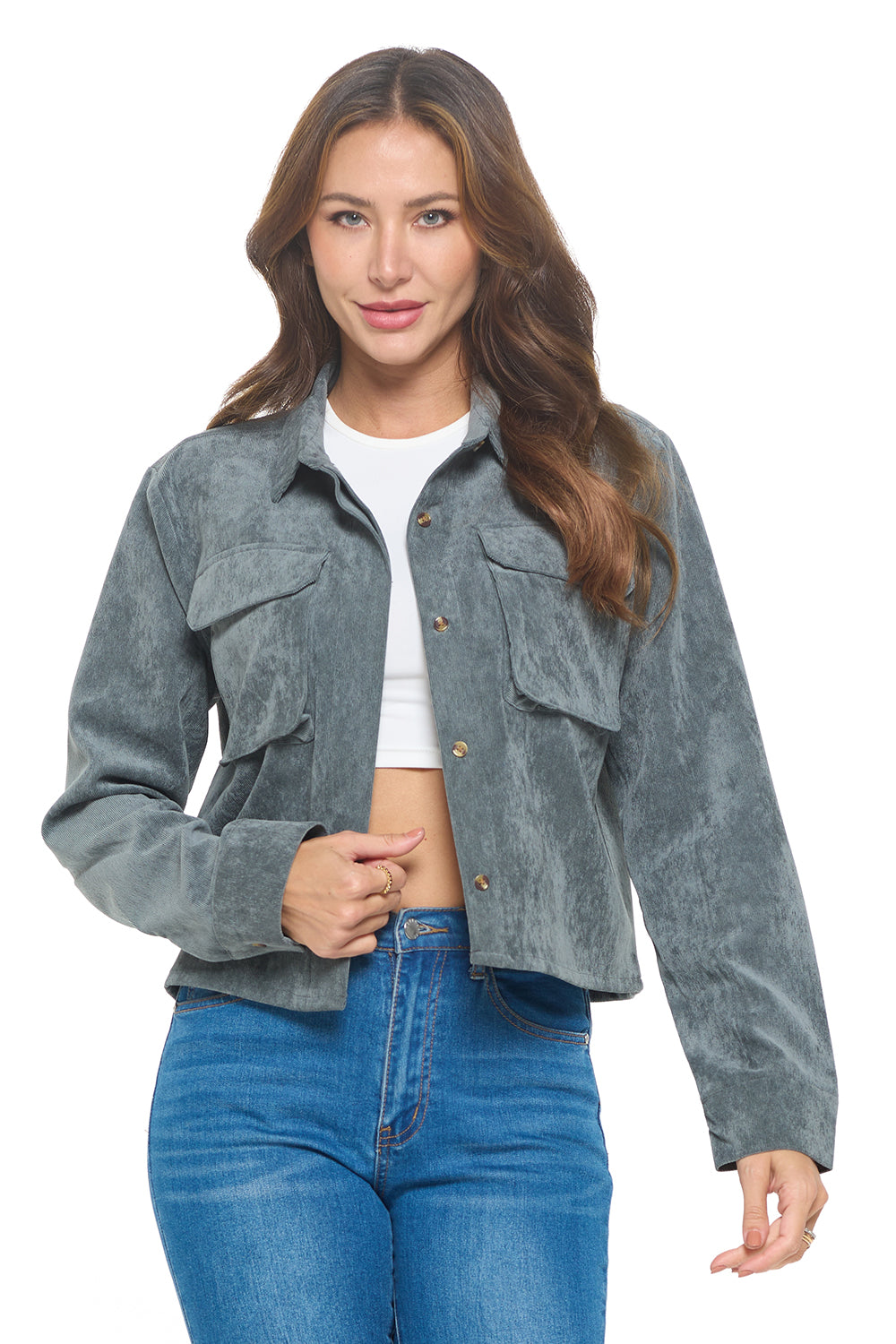 Everyday Corduroy Shacket Cavalini, Inc.