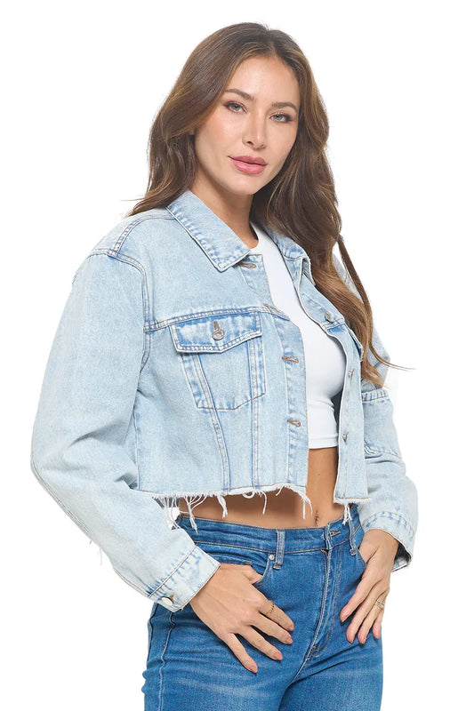 Casual Denim Jacket Cavalini, Inc.