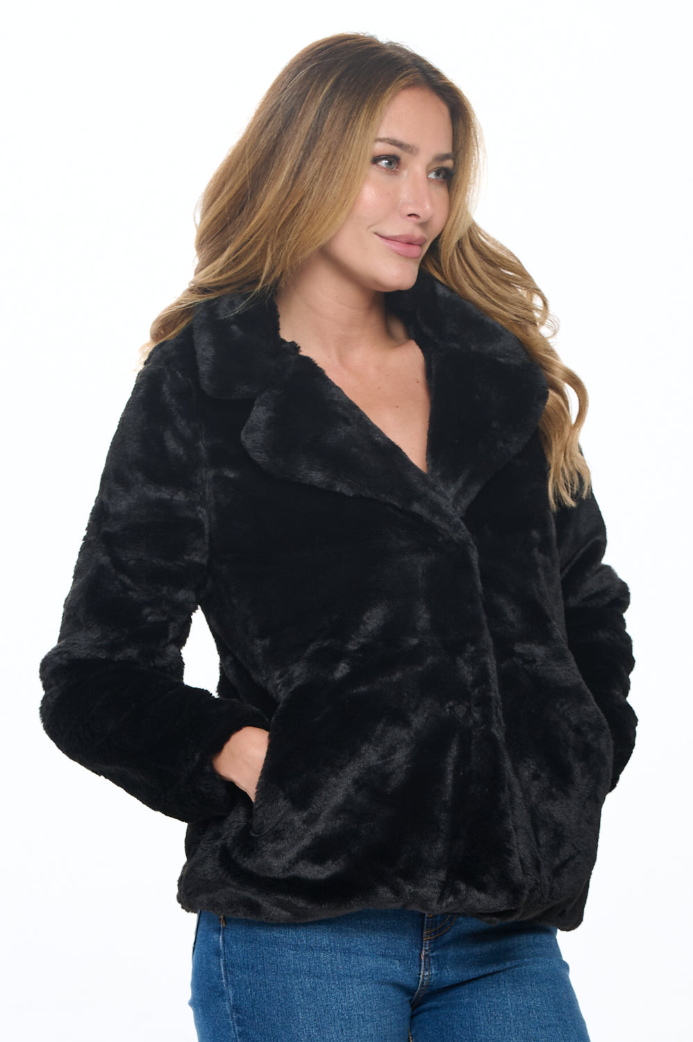 Elegant Fur Jacket Cavalini, Inc.