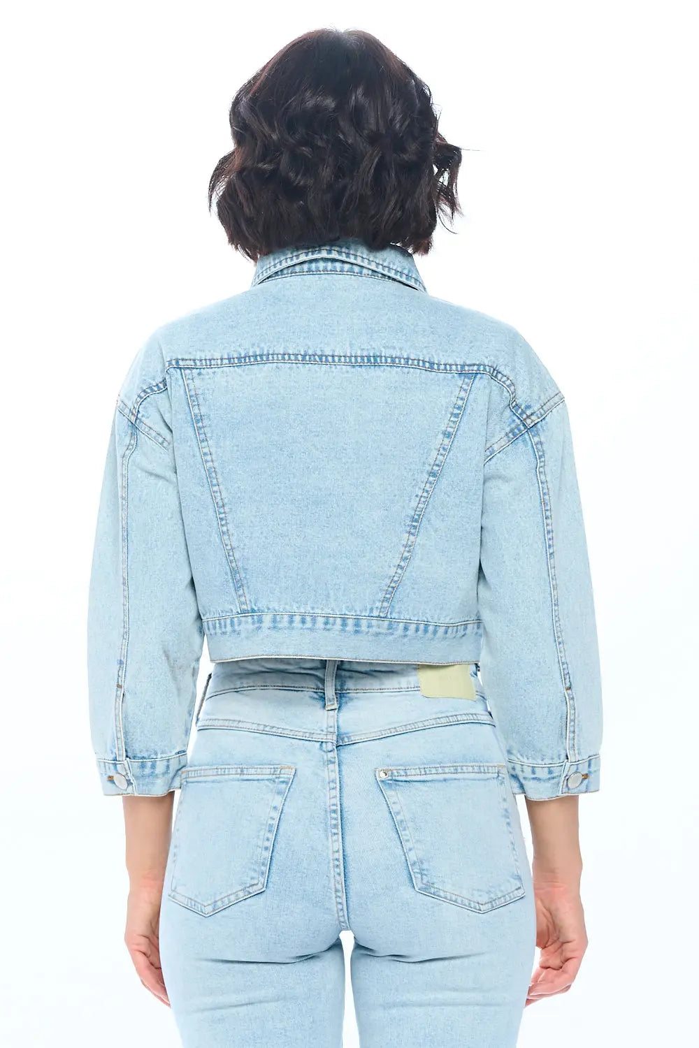 Studded Denim Jacket Cavalini, Inc.