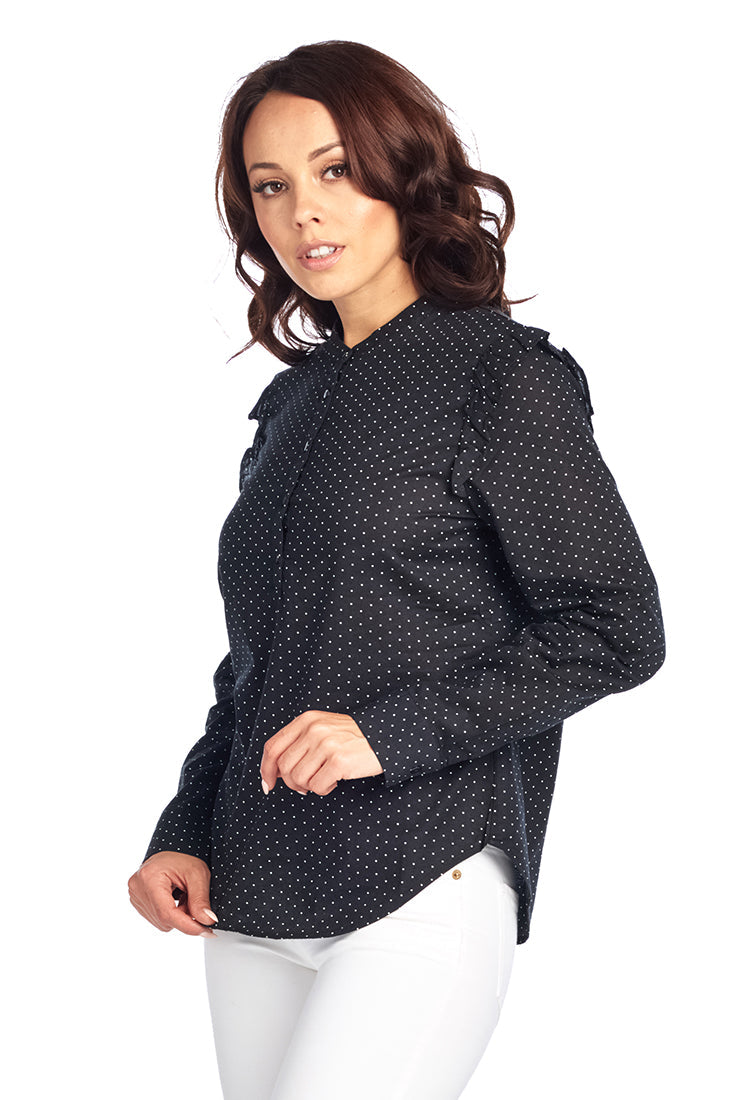 Off-the-Shoulder Woven Top Cavalini, Inc.