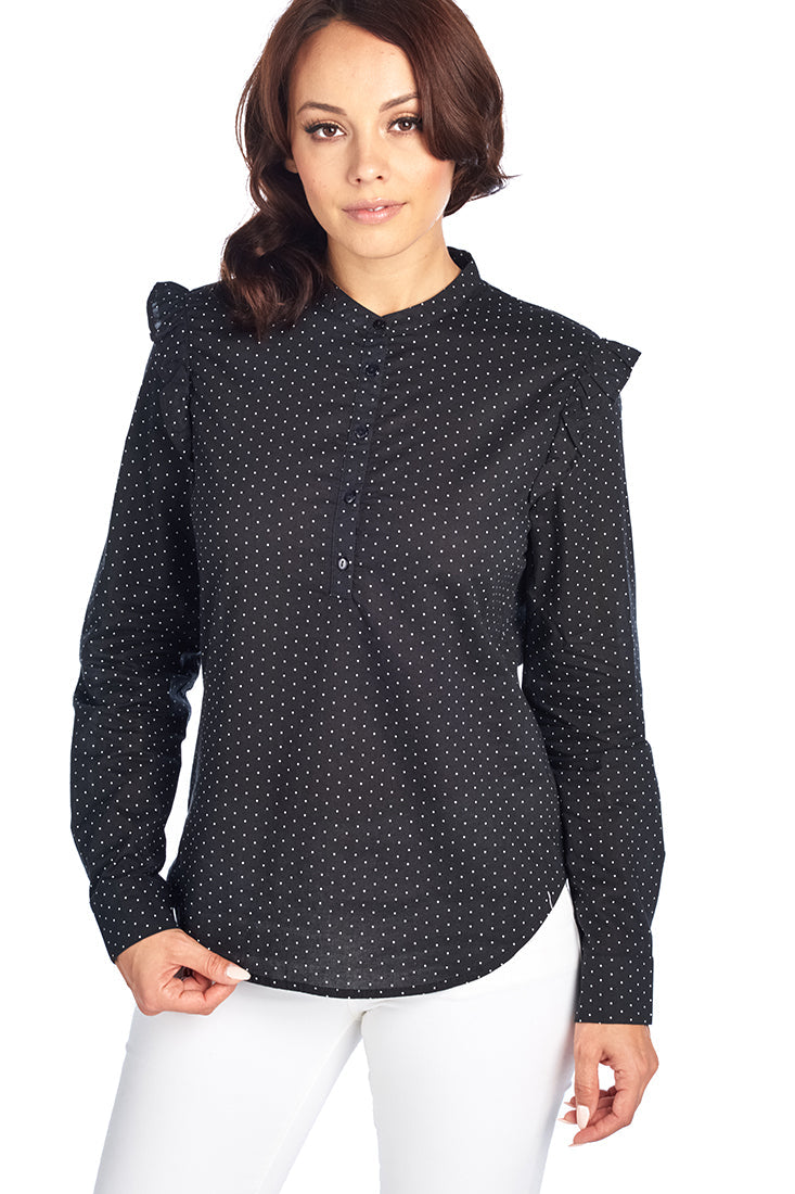 Off-the-Shoulder Woven Top Cavalini, Inc.