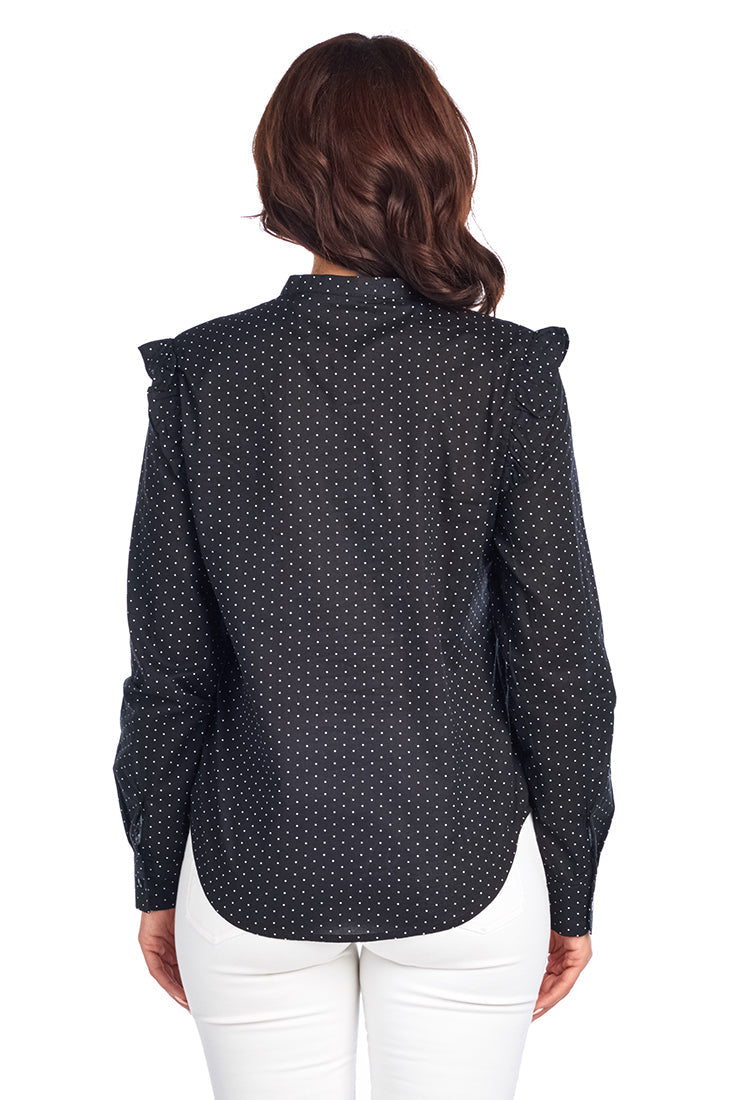 Off-the-Shoulder Woven Top Cavalini, Inc.