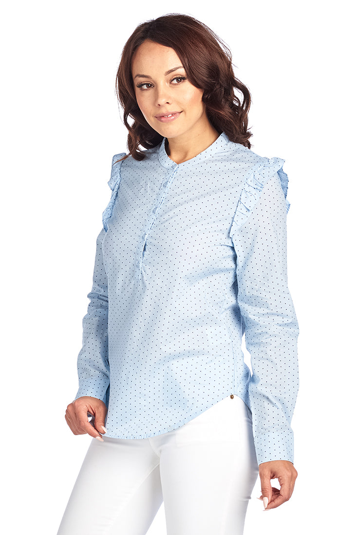 Off-the-Shoulder Woven Top Cavalini, Inc.