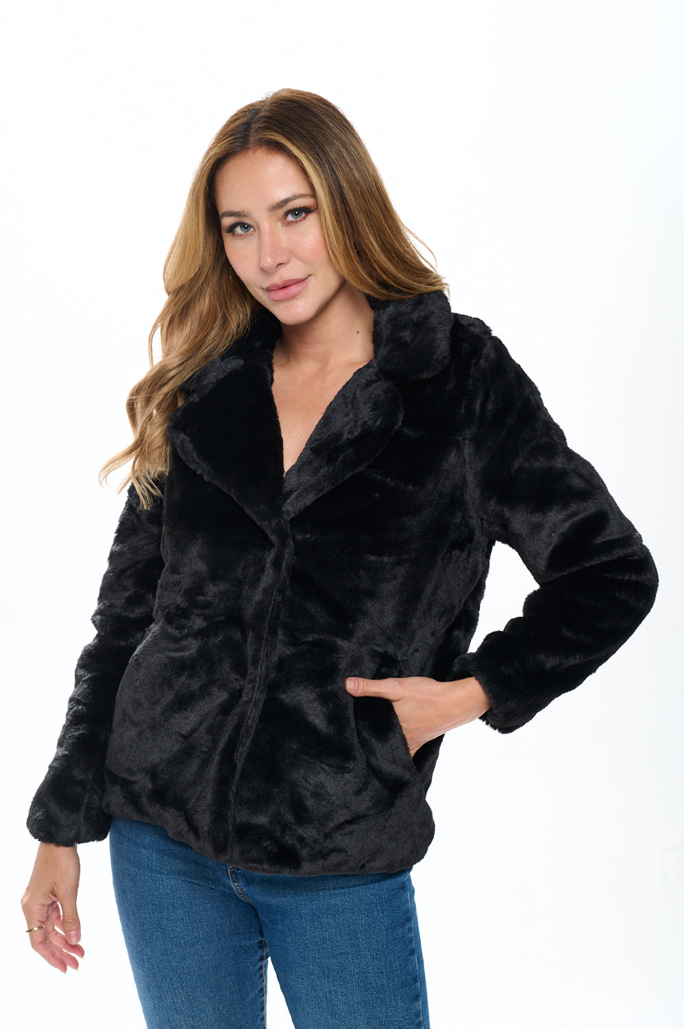 Elegant Fur Jacket Cavalini, Inc.