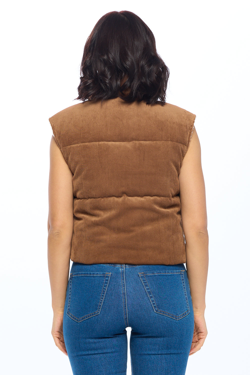 Ci Sono Cozy Chic Corduroy Vest