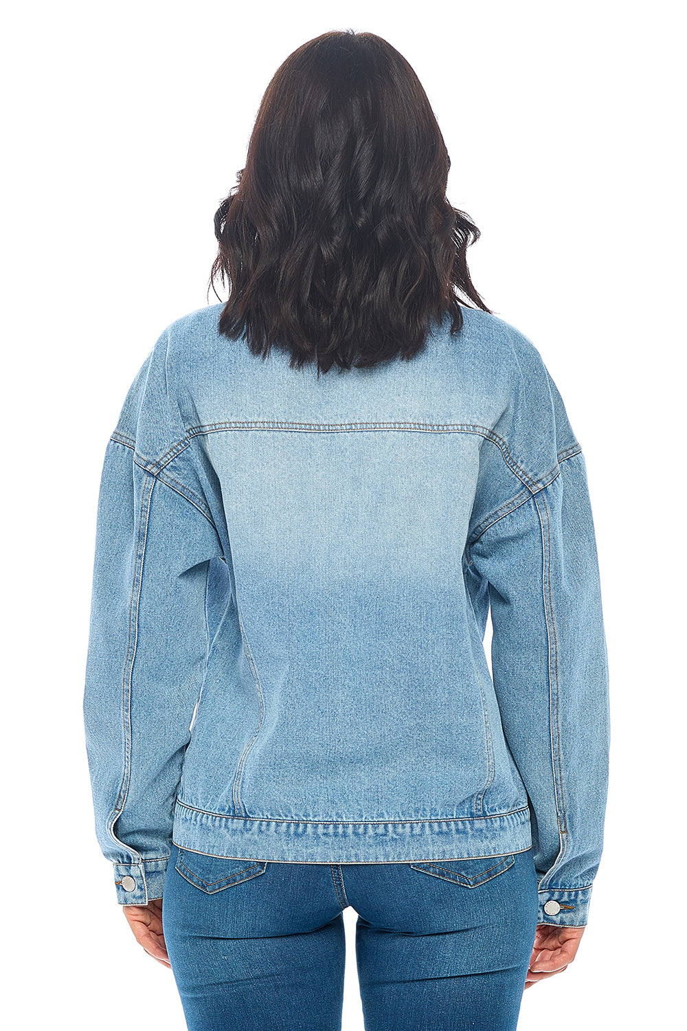 Ci shops sono distressed denim jacket