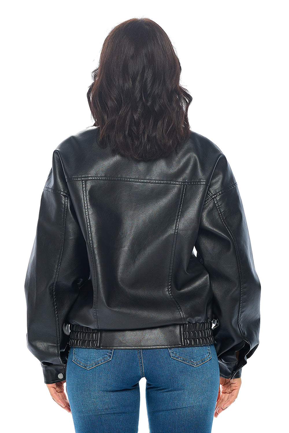 CI Sono Edgy Faux Leather Jacket