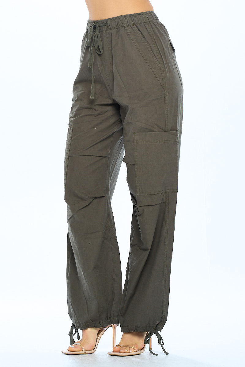 Ci Sono Wide-Leg Jogger Pants