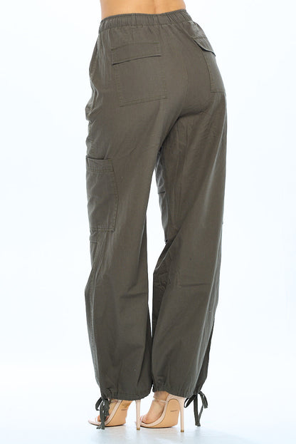 Ci Sono Wide-Leg Jogger Pants