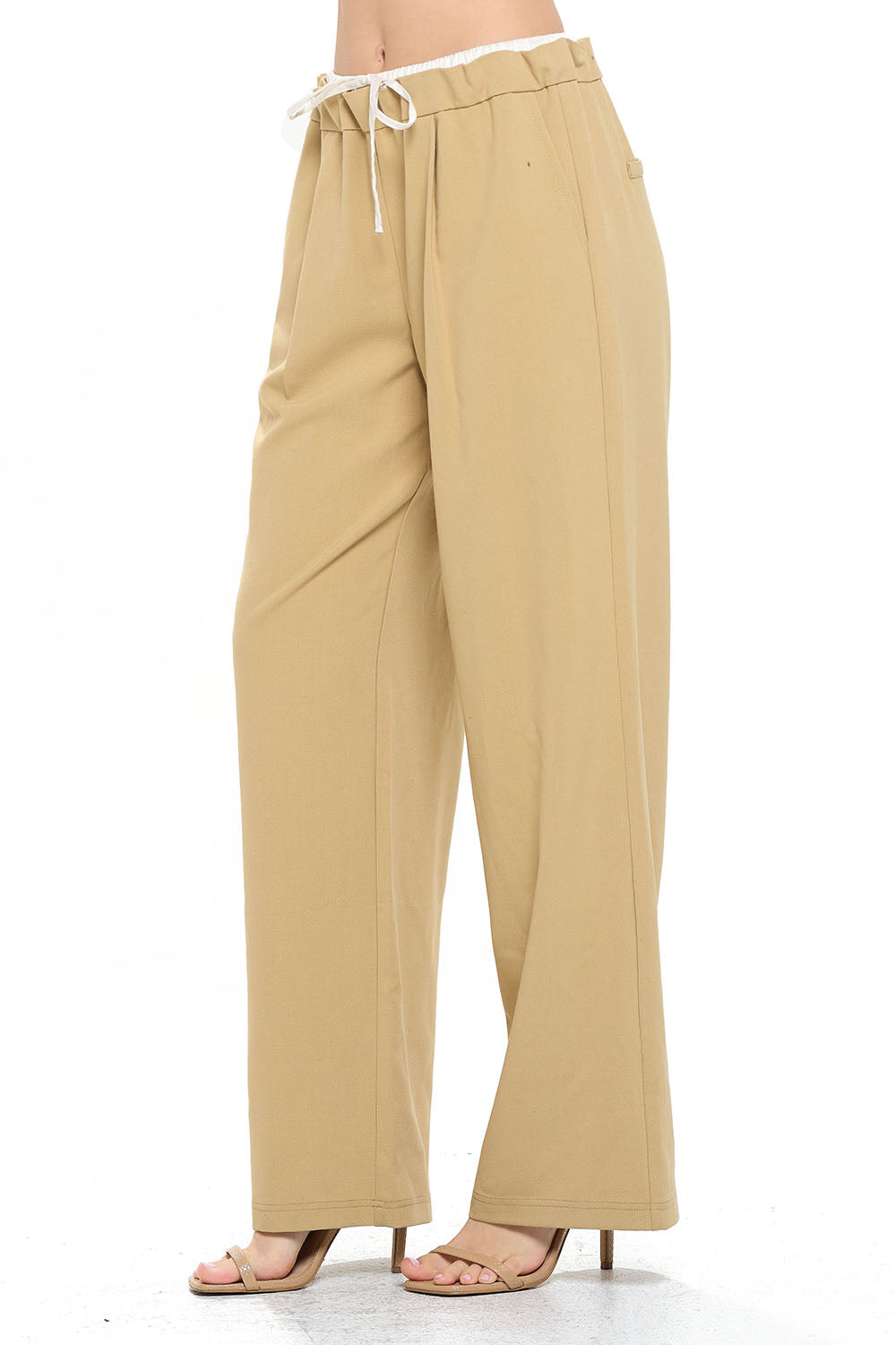 Ci Sono Effortless Elegance Wide-Leg Pants