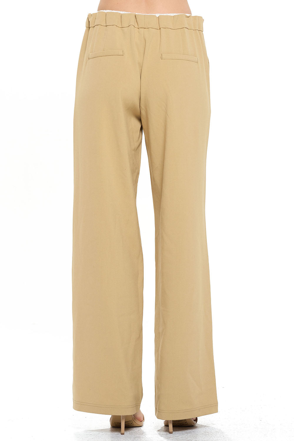 Ci Sono Effortless Elegance Wide-Leg Pants