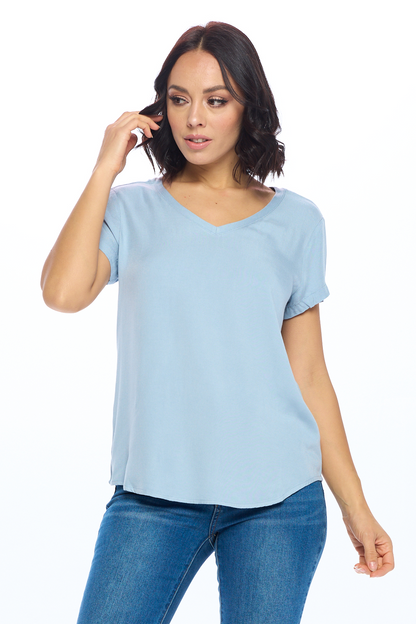 V-Neck Relaxed Shirt